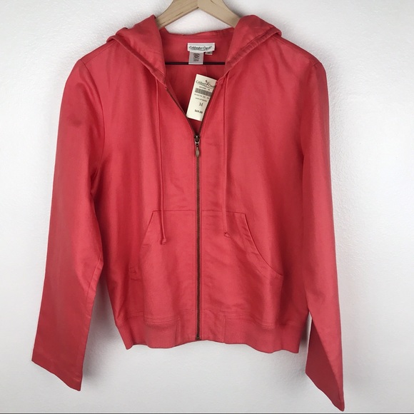 Coldwater Creek Jackets & Blazers - Coldwater Creek Linen Blend Hooded Jacket NWT